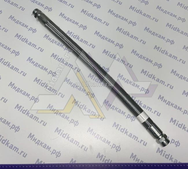Шланг тормозной 6520 (рукав L-570 в металлооплетке) штуцер-штуцер / ПОЛЮС-АЛЬФА Шланг тормозной 6520 (рукав L-570 в металлооплетке) штуцер-штуцер / ПОЛЮС-АЛЬФА